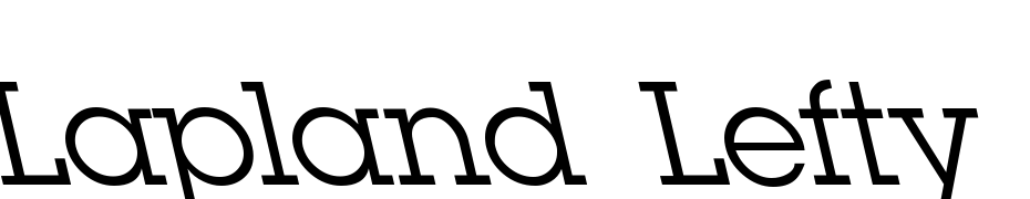 Lapland Lefty Regular Font Download Free